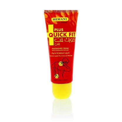 Quick Fit Plus Massage Cream with Roller 100g | Hemani Herbals	