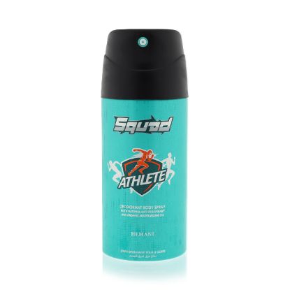 Athlete Squad Performance Deodorant Body Spray 150 ml | Best Deodorant for Men & Women | SQUAD by Hemani Fragrances