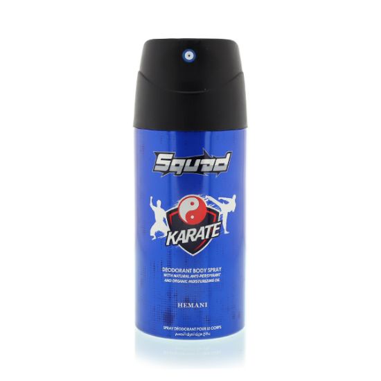 Karate Squad Performance Deodorant Body Spray - 150 ml | Squad by Hemani Fragrances