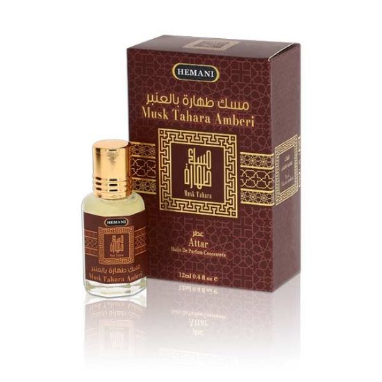 Musk Tahara Amberi Attar 12ml - Free from Alcohol - Hemani Herbal	