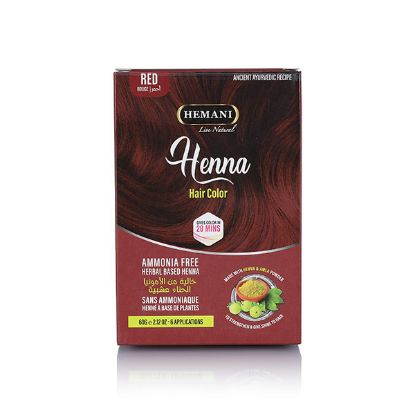 Henna Natural Hair Color 60g - Red | Hemani Herbals	