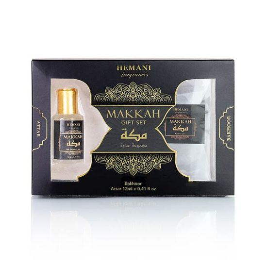 Makkah Gift Set 2in1 - Attar & Bakhoor | Hemani Herbals	