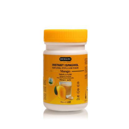 Instant Ispaghol Natural Psyllium Fiber 100gm - Mango | Hemani Herbals 