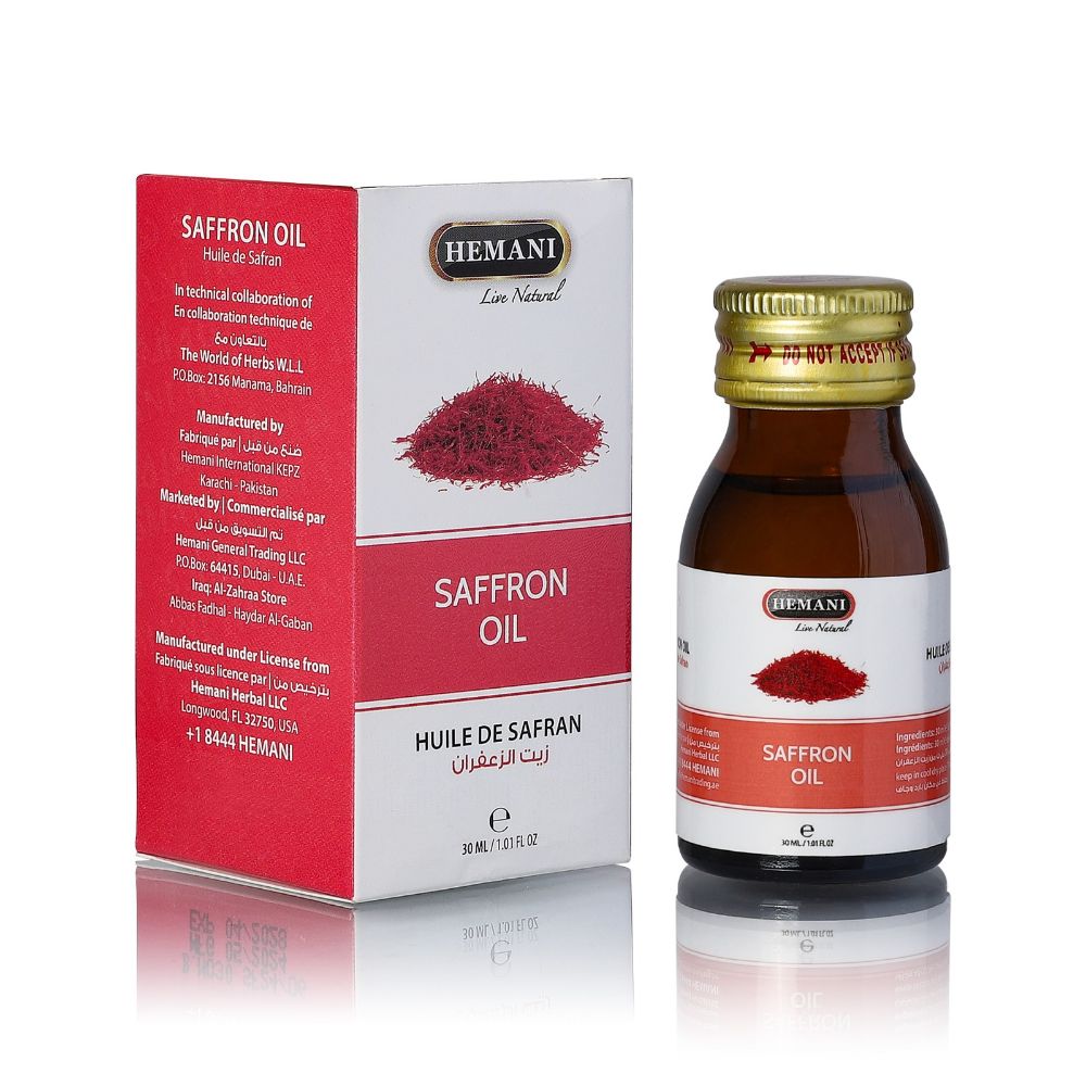 Saffron Herbal Oil 30ml | Hemani Herbals 