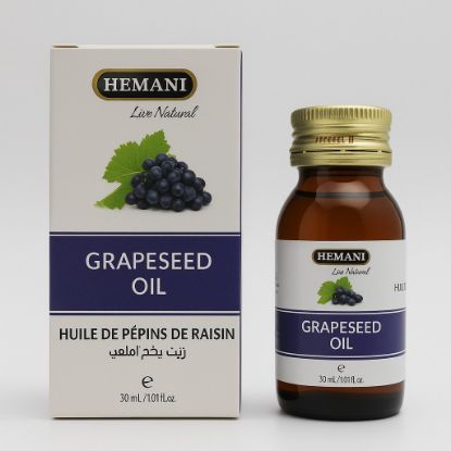 Grapeseed Herbal Oil 30ml | Hemani Herbals 