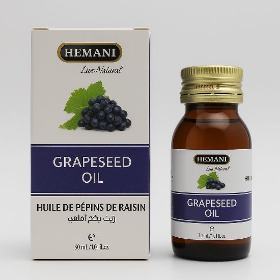 Grapeseed Herbal Oil 30ml | Hemani Herbals 