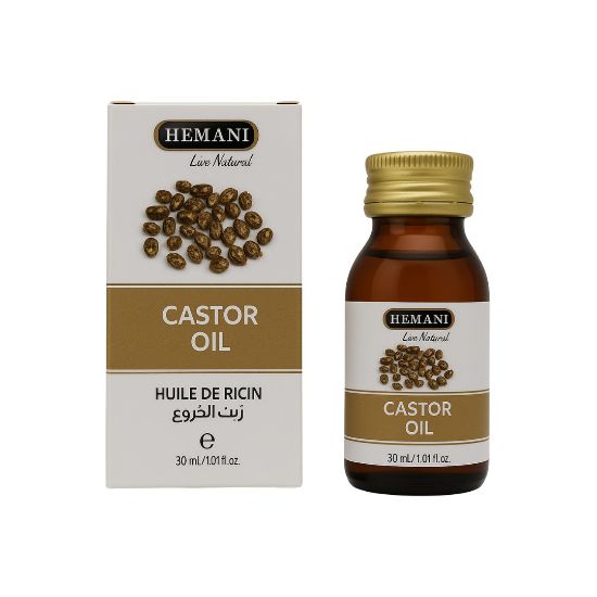 Castor Herbal Oil 30ml | Hemani Herbals	