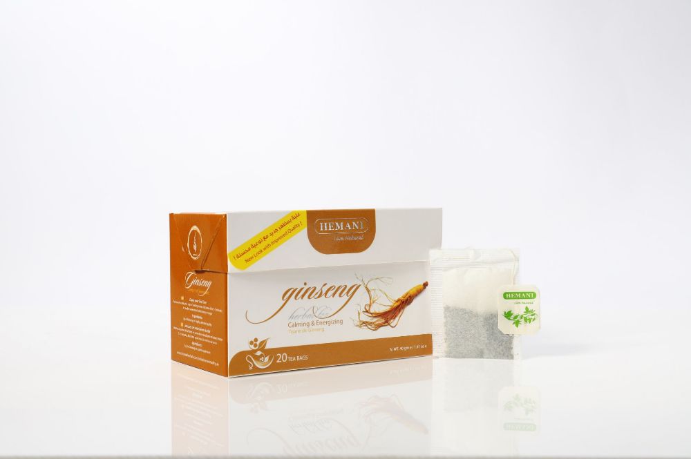 Ginseng Herbal Tea - 20 Tea Bags | Hemani Herbals 
