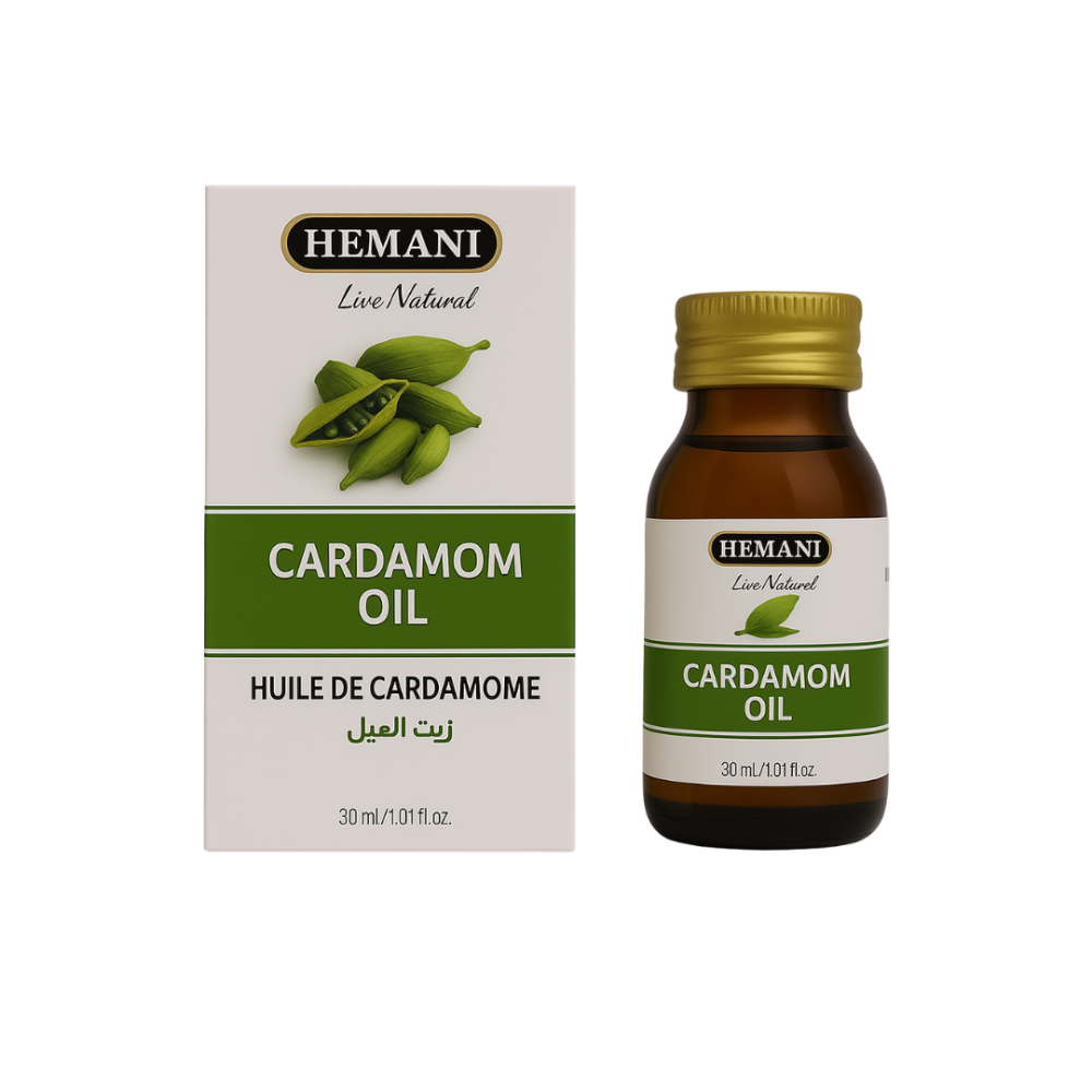 Cardamom Herbal Oil 30ml | Hemani Herbals 