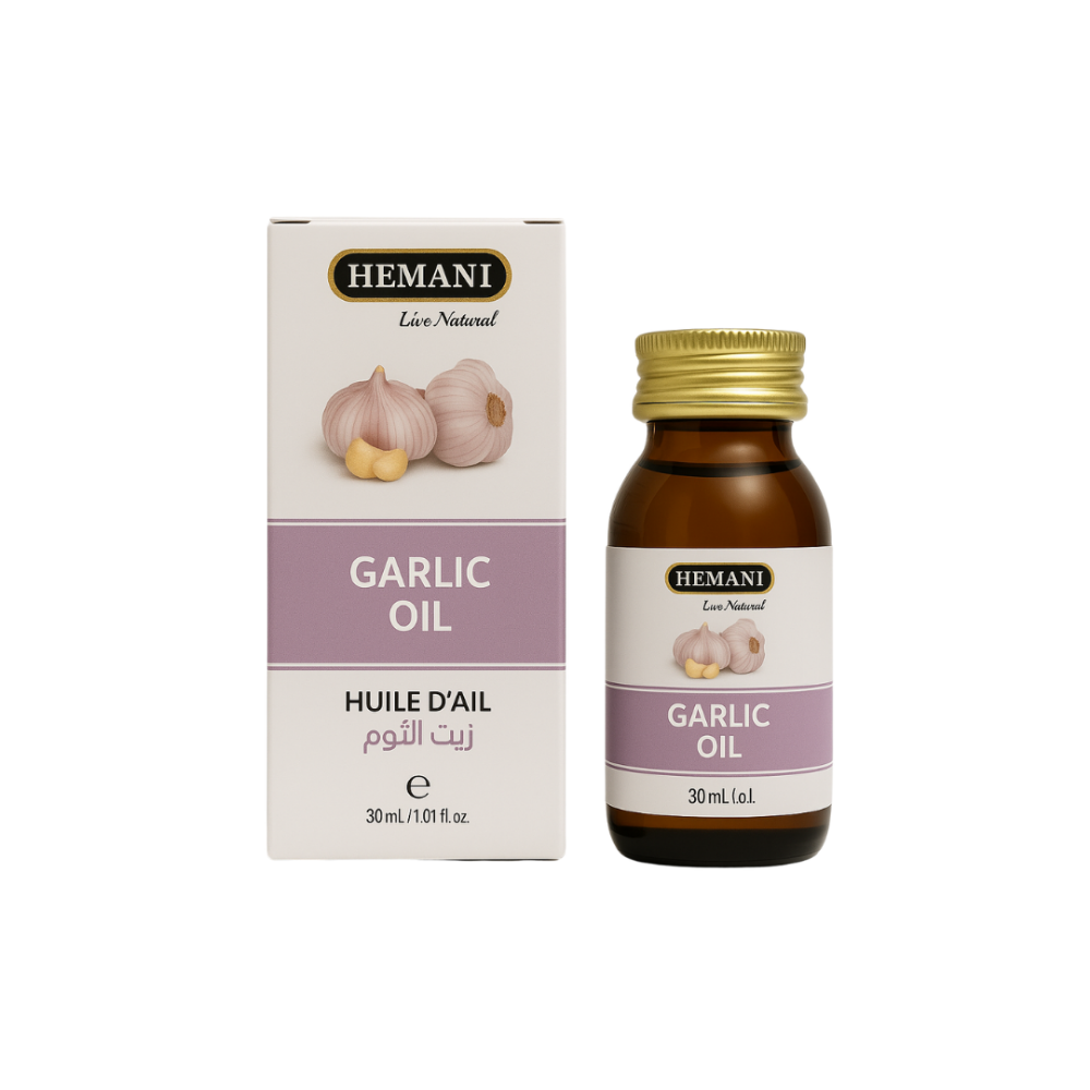 Garlic Herbal Oil 30ml | Hemani Herbals 