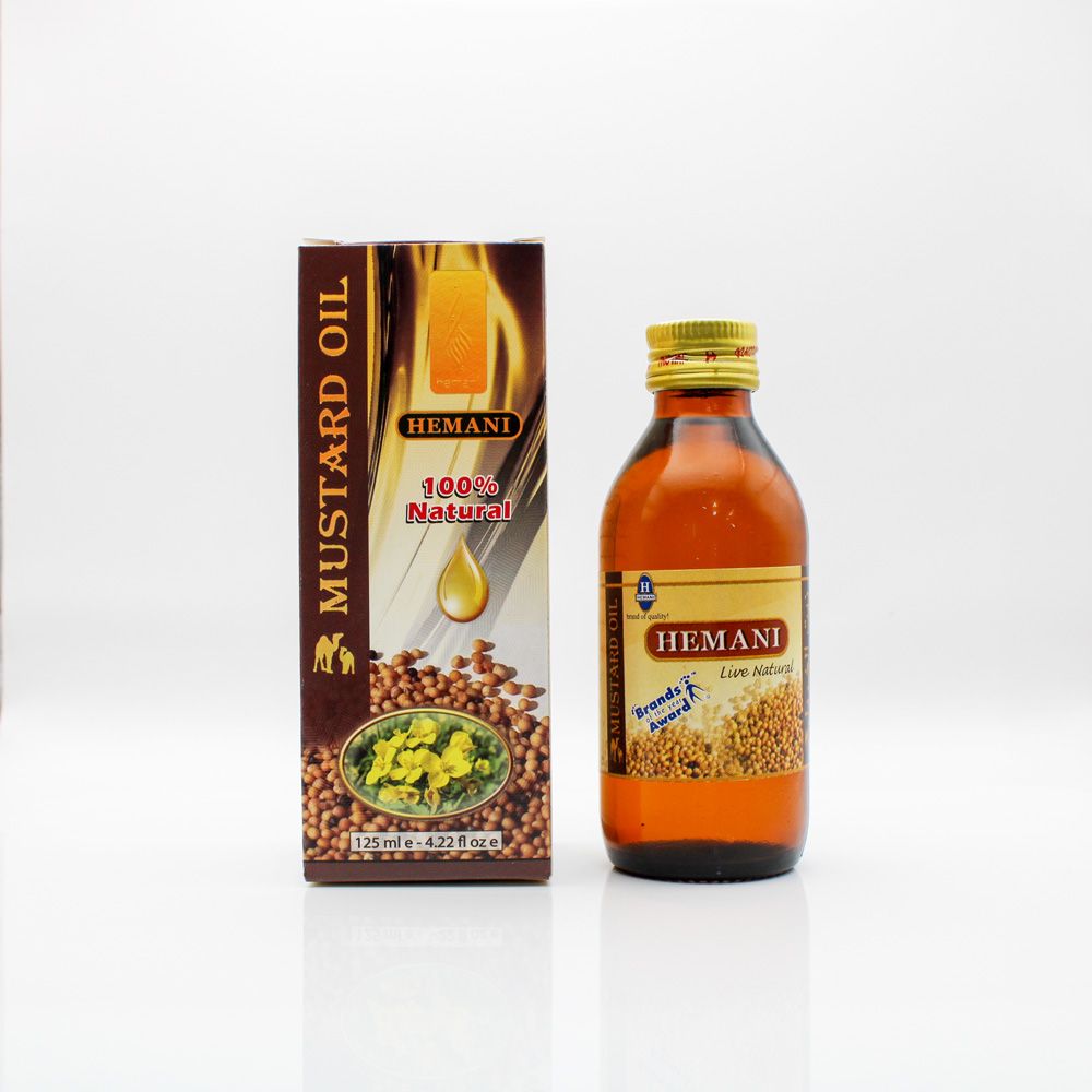 Mustard Herbal Oil 125ml | Hemani Herbals 