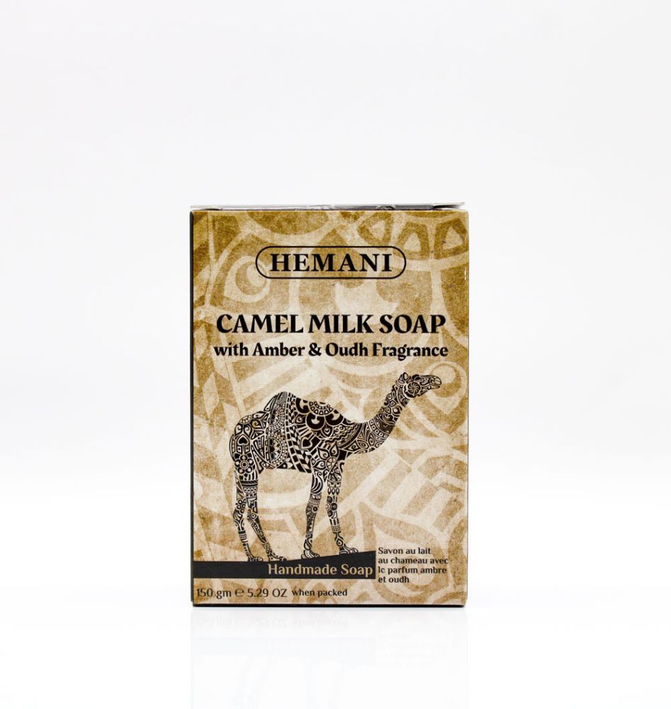 Camel Milk Soap - Amber & Oud | Hemani Herbals 