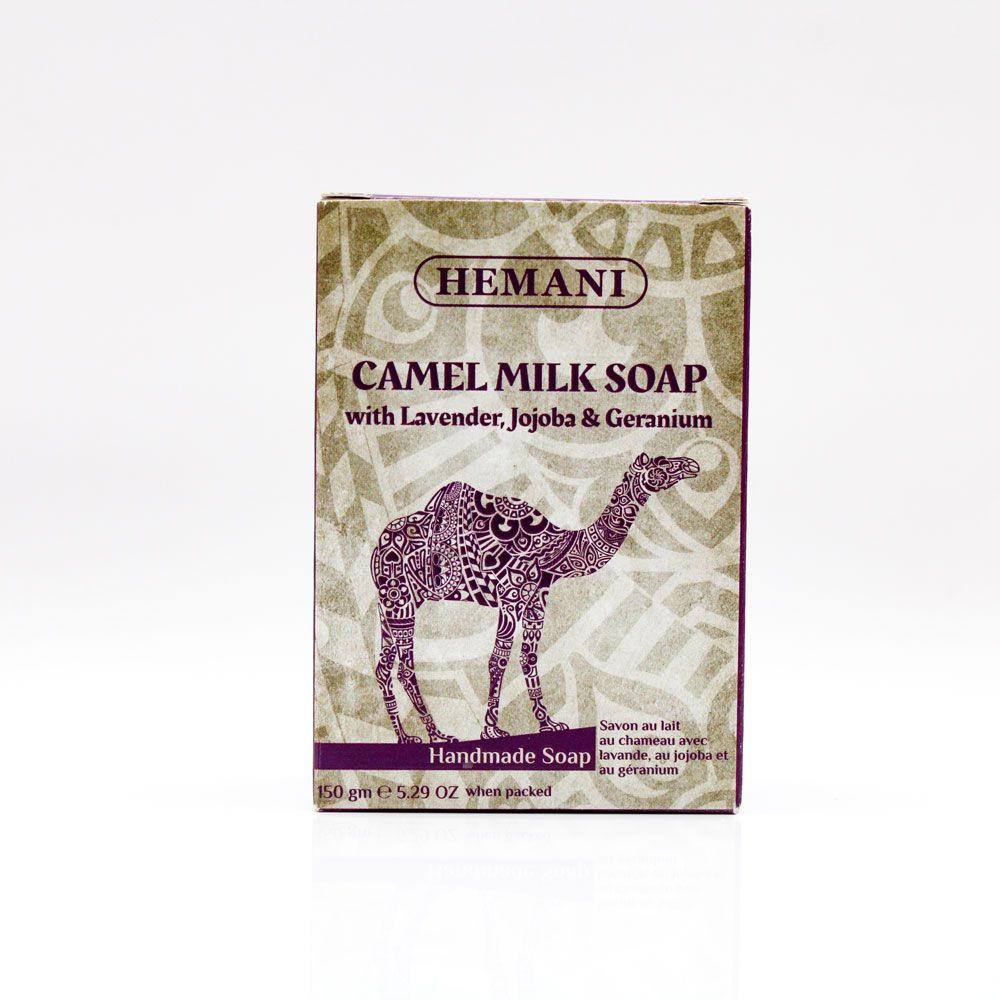 Camel Milk Soap -  Lavender , Jojoba & Geranium | Hemani Herbals 