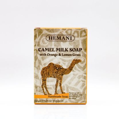 Camel Milk Soap - Orange & Lemongrass | Hemani Herbals 