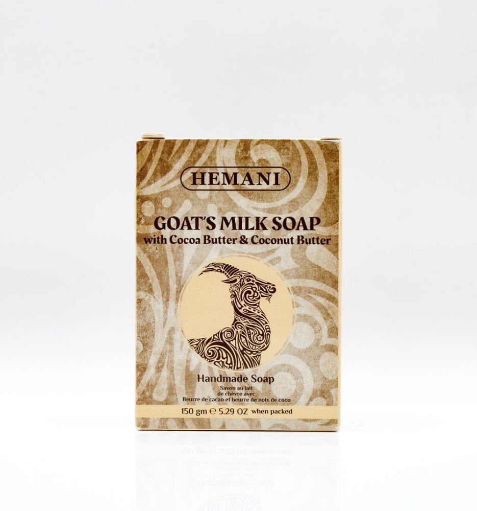 Goat Milk Soap - Cocoa & Coconut Butter | Hemani Herbals 