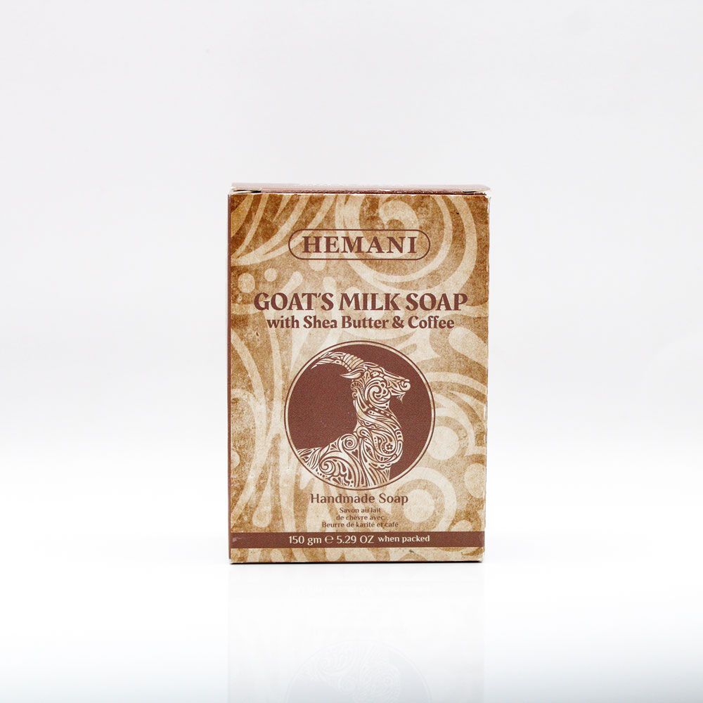 Goat Milk Soap - Shea Butter & Coffee | Hemani Herbals 