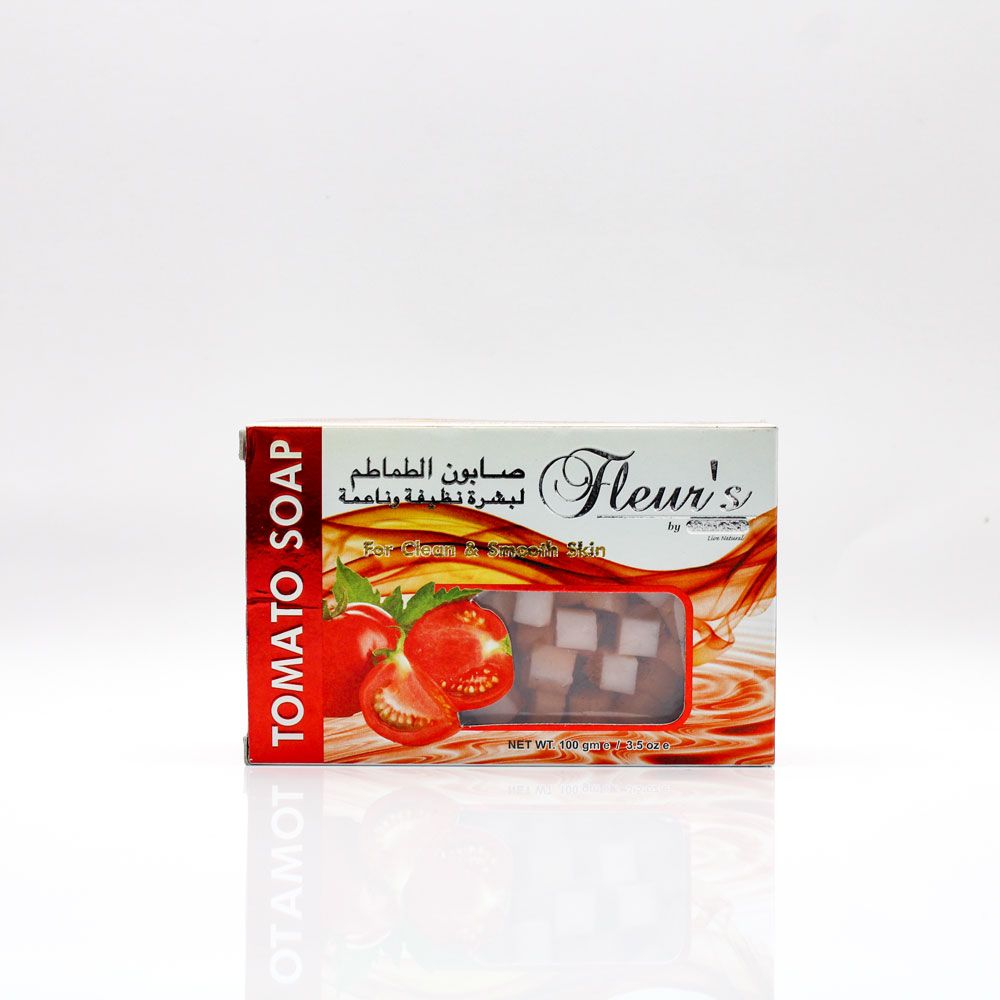 Fleurs Transparent Soap - Tomato	| Hemani Herbals 
