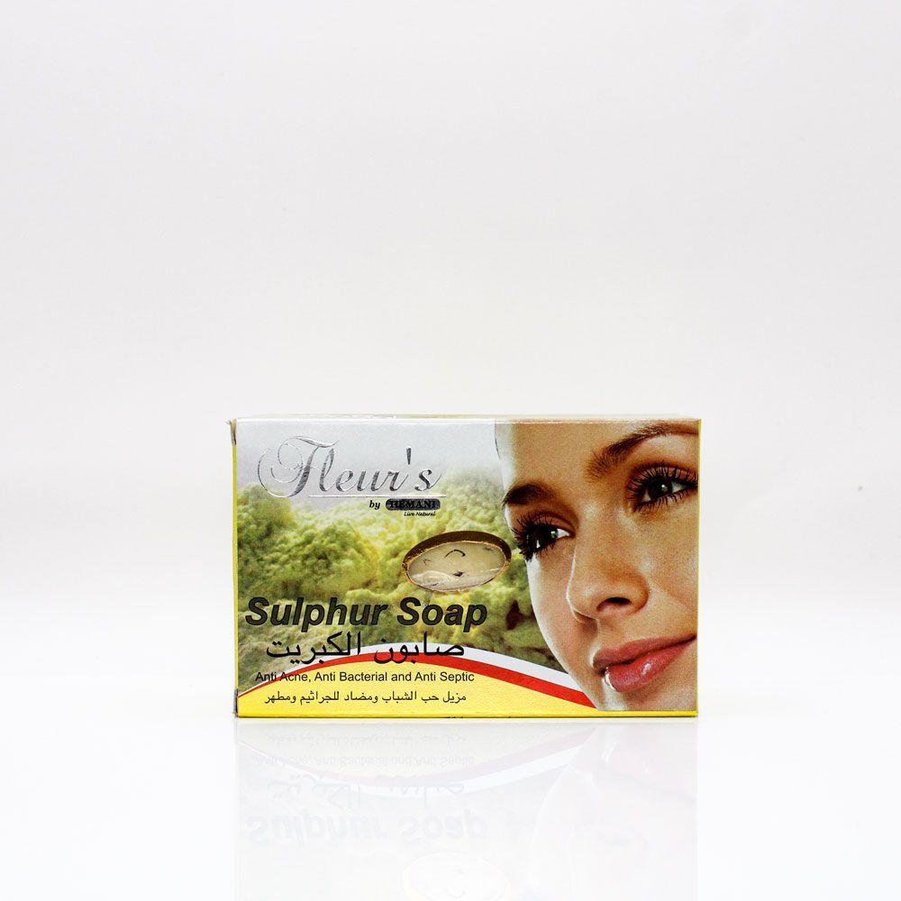 Fleurs Transparent Soap - Sulphur | Hemani Herbals 