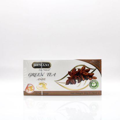 Aniseed Green Tea - 20 Tea Bags | Hemani Herbals 