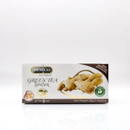 Ginger Green Tea - 20 Tea Bags | Hemani Herbals 
