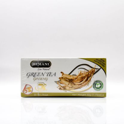 Ginseng Green Tea - 20 Tea Bags | Hemani Herbals 