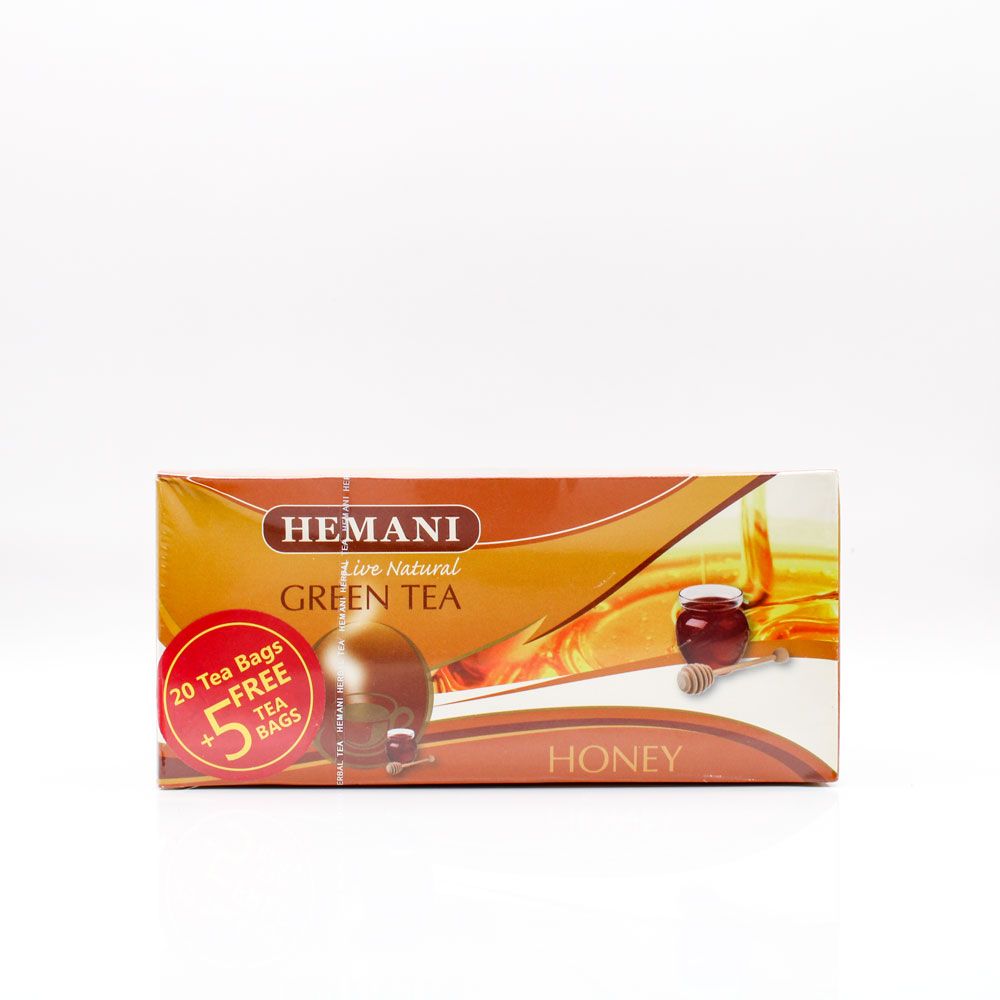 Honey Green Tea - 20 Tea Bags | Hemani Herbals 
