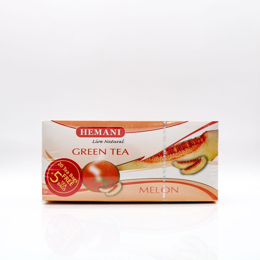 Melon Green Tea - 20 Tea Bags | Hemani Herbals 
