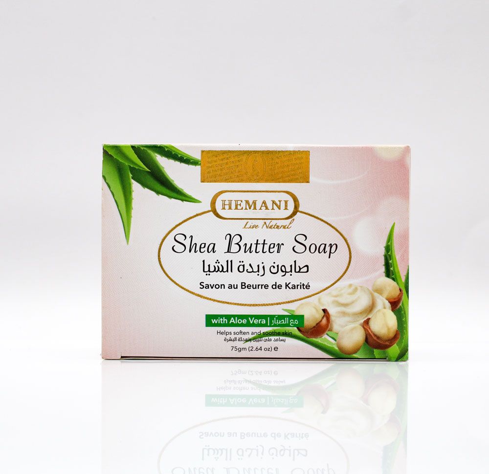 Shea Butter with Aloe Vera Soap 75g | Hemani Herbals 
