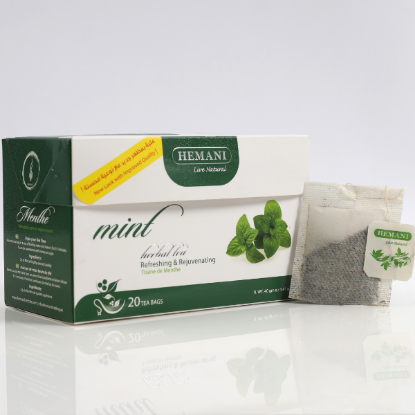 Mint Herbal Tea - 20 Tea Bags | Hemani Herbals	