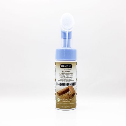 Anti Wrinkle Sandal Foaming Face Wash with Silicon Brush 150ml | Shop Skincare | Hemani Herbal	