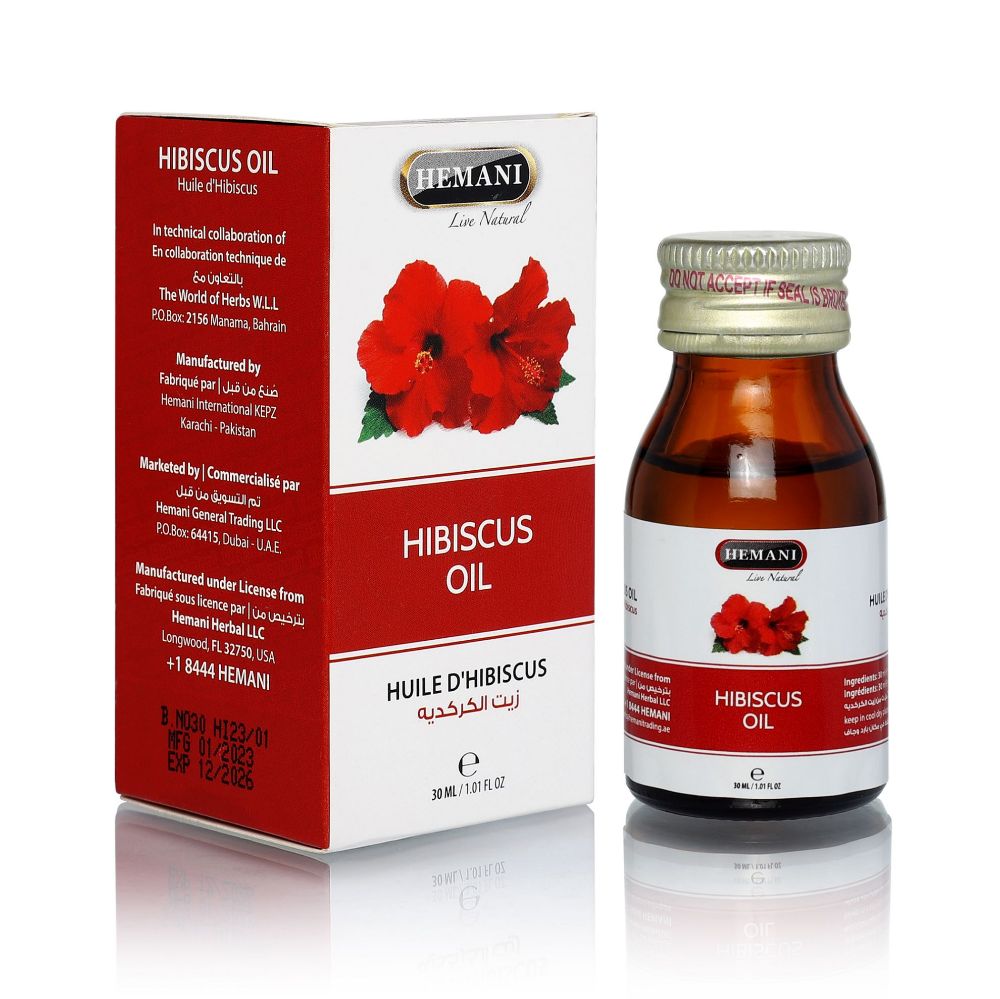 Hibiscus Herbal Oil 30ml | Hemani Herbals	