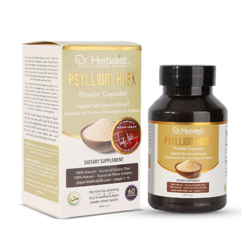 Dr. Herbalist Psyllium Husk Powder Capsules