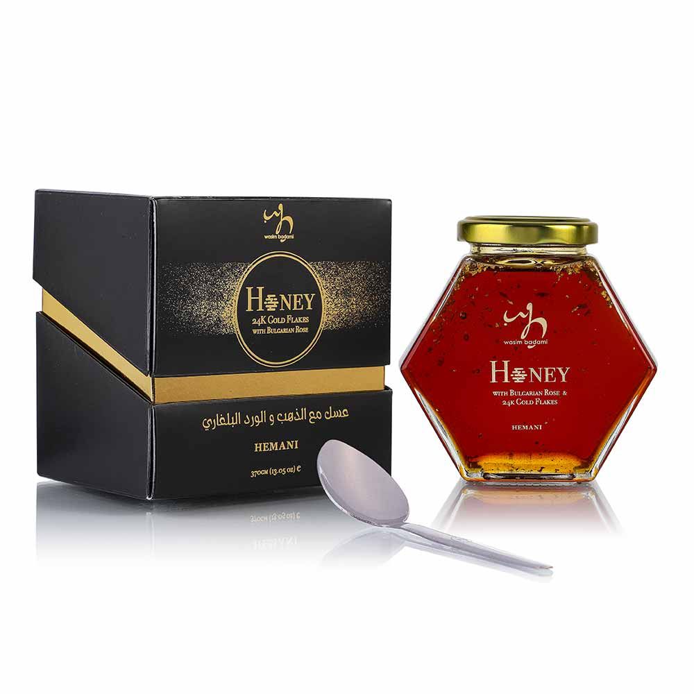 Picture of Honey 24K Gold Flakes With Bulgarian Rose 370gm