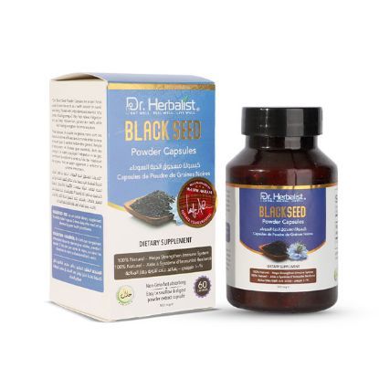 Picture of Dr. Herbalist Black Seed Powder Capsules 350mg